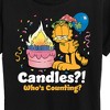 Women's - Garfield - Candles Who's Counting Short Sleeve Graphic T-Shirt - image 2 of 4