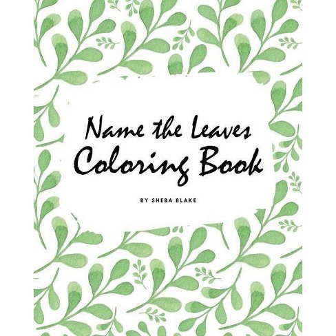 Download Name The Leaves Coloring Book For Children 8x10 Coloring Book Activity Book By Sheba Blake Paperback Target