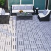 DSVIMOY 12" Patio Deck Tiles, 30pcs DIY Module Interlocking Decking Tiles, Floor Tile for Porch Poolside, Balcony, Brown, 12"*12"*0.8" - 4 of 4