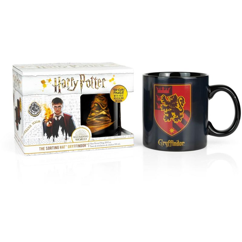 Seven20 Harry Potter Gryffindor 20oz Heat Reveal Ceramic Coffee Mug | Color Changing Cup, 1 of 7
