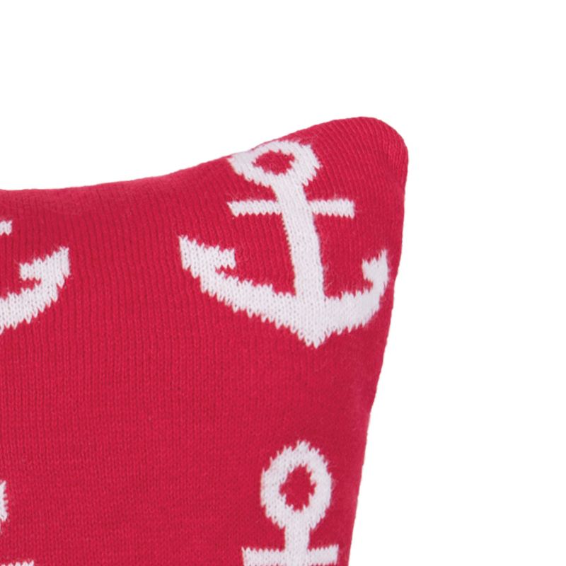 C&F Home 10" x 10" Anchor Knitted Throw Pillow, 5 of 8