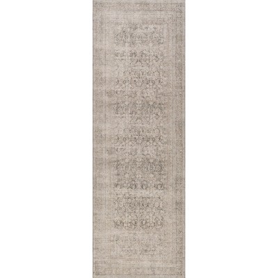 Nuloom Hillstone Collection Giorgina Traditional Vintage Medallion Area Rug