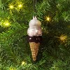 4" Christmas Glass Ice Cream Ornament - Wondershop™ - 2 of 3