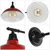 12.25" 1-Light Wallace Farmhouse Industrial LED Victorian Arm Outdoor Sconce - JONATHAN Y - 4 of 4