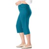 Woman Within Plus Size Capri Stretch Denim Jean - 4 of 4