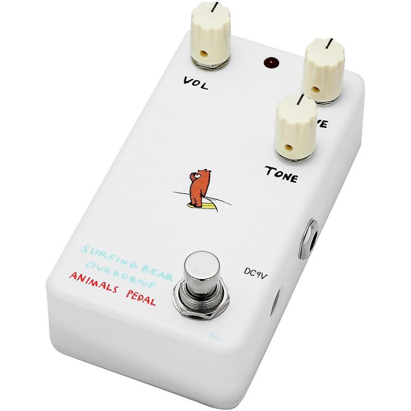 Animals Pedal Surfing Bear Overdrive V2 Effects Pedal White, 2 of 4