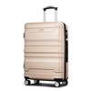 3 Piece Hardshell Luggage Sets, Expandable Suitcase Sets With Spinner Wheels And TSA Lock For Travel (20''/24''/28'') - 2 of 4