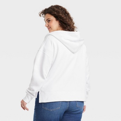 Women's Sensoryfriendly Cropped Hooded Zipup Sweatshirt Universal