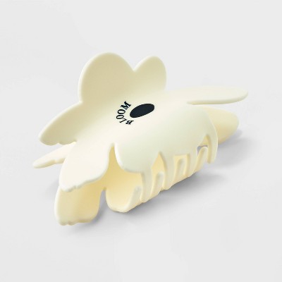 Acrylic Cutout Flower Claw Hair Clip - Universal Thread™ Cream