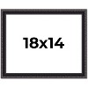 PosterPalooza | Antique Red Picture Frame - UV Acrylic, Backing Board, Hanging Hardware Included - 2 of 4