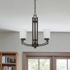 Sunset Lighting Hadley 3-Light Chandelier 100W in Provincial Bronze - 2 of 3