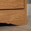 GlasFlength Decorative Storage Cabinets Drawer Chest Practical Simple Design Saves Space Effectively Fits Bedroom Office, Brown, 47.01"*19.45"*30.12" - 4 of 4