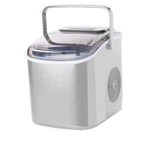 Improvements 26 lb. Portable Compact Ice Maker with Handle Refurbished - 1 of 4