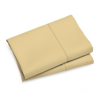 King 400 Thread Count Ultimate Percale Cotton Solid Pillowcase Set ...