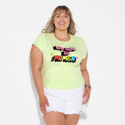 Pride Adult Fitted 'We Are the Moment' T-Shirt - Jade