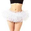 Malco Modes Women’s Puffy Tutu Skirt – Halloween Costume Tulle Underskirt for Ballet, Rave, Festival, and Party Outfits – Orange - 3 of 4