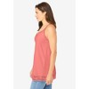 Woman Within Plus Size Lace-Trim V-Neck Tank - 4 of 4