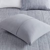 Beautyrest 3pc Guthrie Striated Cationic Dyed Oversized Coverlet Set - 4 of 4