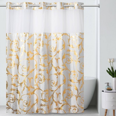 Tassel Shower Curtain With Fabric Liner, Target Tassel Shower Curtain