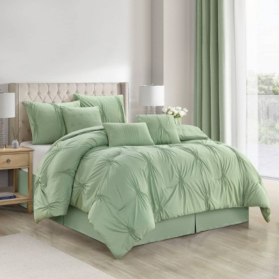 Nanshing 7pc California King Nargiz Comforter Set Green