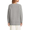 Lands' End Women's Oversized Drifter Cable Tunic Sweater - 2 of 3