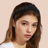 Unique Bargains Women's Thick Braided Knotted Non-slip Fashion Elastic Solid Color Headband 1 Pc - 3 of 4