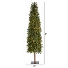 7ft. Grand Alpine Artificial Christmas Tree with 400 Clear Lights and 950 Bendable Branches – Regal Seasonal Highlight - 2 of 4