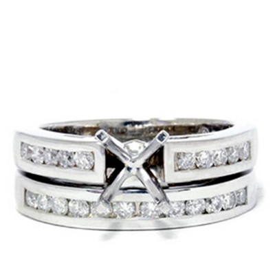 Pompeii3 5/8ct Diamond Ring Setting Mounting 14K Gold