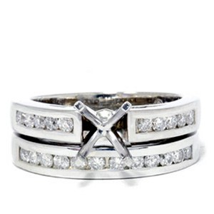 Pompeii3 5/8ct Diamond Ring Setting Mounting 14K Gold - 1 of 4