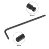 Unique Bargains Long Arm CR-V Repairing Tool Ball End Hex Key Wrenches 3 Pcs Black - 3 of 4
