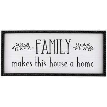 Northlight Family Makes This House a Home Framed Wall Art - 23.75"