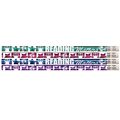 Musgrave Pencil Company Reading Matters Pencil, 12 Per Pack, 12 Packs