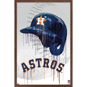 Trends International MLB Houston Astros - Drip Helmet 22 Framed Wall Poster Prints - 1 of 4