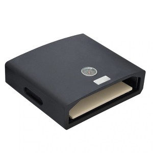 Mojgar 15.7" x 13.7" x 4"Portable Pizza Oven,Stove Burner Top Pizza Box with Pizza Stone and Pizza Pee - 1 of 4