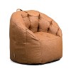 Big Joe Milano Bean Bag Chair, Indoor and Outdoor, Multiple Fabrics, All Ages - 2 of 4