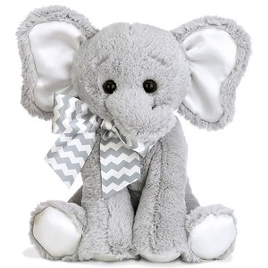 Bearington Baby Lil' Spouts The Elephant Plush, 10 Inch Elephant Stuffed Animal Piggy Bank with Noise - 1 of 4