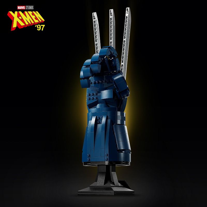 LEGO Marvel Wolverine&#39;s Adamantium Claws Collectible Building Kit; X-Men Glove 76250, 4 of 8