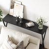 Whizmax 2-Tier Narrow Console Sofa Side Table for Entryway, Hallway, Living Room - 3 of 4