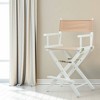 Counter-Height Director's Chair - White Frame - 4 of 4
