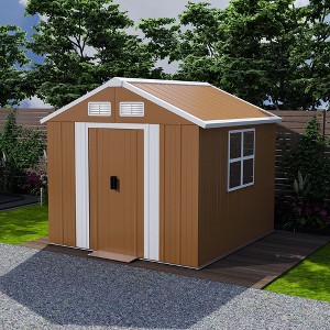 MOEPISY 6X4 FT Heavy-Duty Metal Storage Shed with Windows - 1 of 4