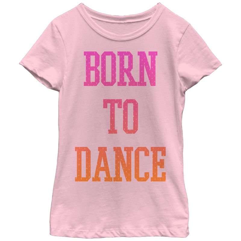 Girl's CHIN UP Born to Dance T-Shirt, 1 of 4