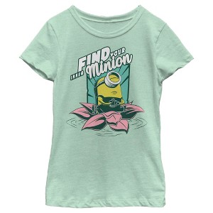 Girl's Minions: The Rise of Gru Stuart Find Your Inner Minion T-Shirt - 1 of 4