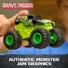 Monster Jam Smash & Bash Graver Digger Toy Vehicle Playset 1:64 Scale - 2 of 4