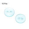Unique Bargains Round Resin 2-Hole Fish Eye Craft Replacement Sewing Button 10 Pcs - 3 of 4