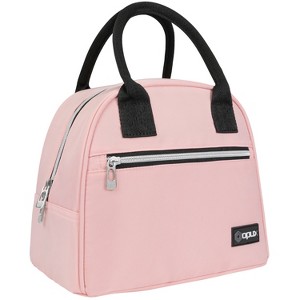 OPUX Insulated Lunch Box Women, Cooler Bag Tote Girls Kids Teen Adult, Soft Reusable Thermal Meal Prep Purse - 1 of 4
