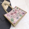 Anna-Kaci Women's Floral Linen - Polyester Tote Bag - Lightweight Floral Print Shopping Bag - 2 of 4