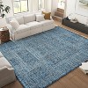 Rugs Soft Vintage Large Wasahble Area Rug Ultra Thin Non-Slip Carpet Rug Dining - 2 of 4