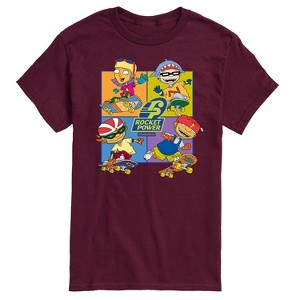 Men's - Nickelodeon - Rocket Power Otto Regina Sam Maurice Skaters Short Sleeve Graphic T-Shirt - 1 of 4