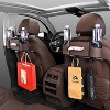 4-in-1 Back Seat Car Organizer with Cup Holders & Tissue Box, Napkin Holder Storage for Phones & Snacks - 4 of 4