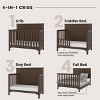 Child Craft Woodland 4-in-1 Convertible Crib, Converts to Day Bed, Toddler Bed and Full Size Bed, 3 Mattress Positions, Baby Safe Finish - 3 of 4